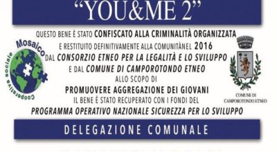 INAUGURAZIONE BENE CONFISCATO ALLA MAFIA